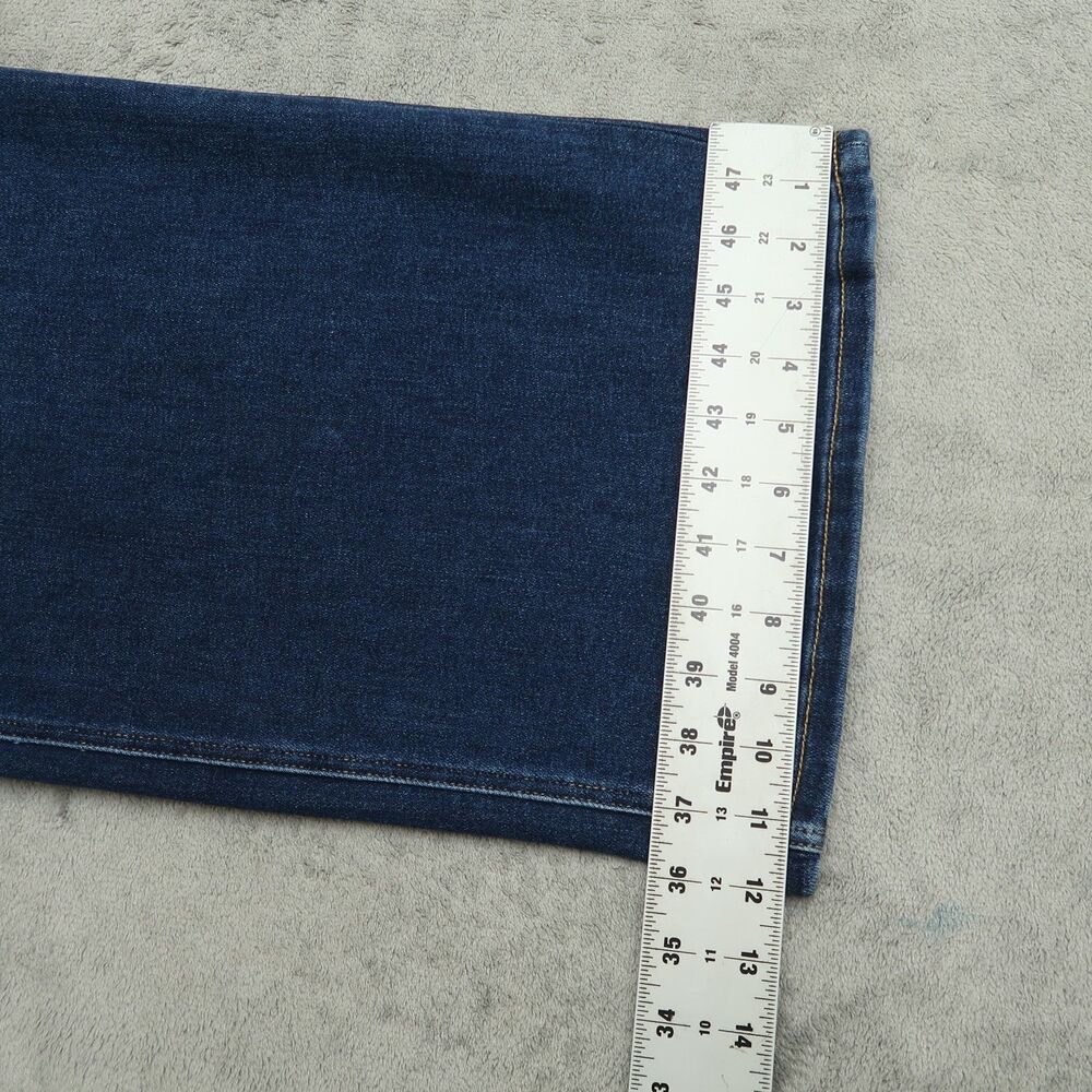 ONESO Jeans Women's Size 20W Mid-Rise Wide-Leg Denim 31.5" Inseam Distressed NWT - Picture 5 of 16